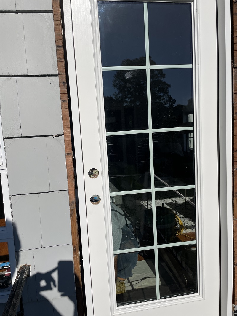 Fiberglass door installation in Fairfield